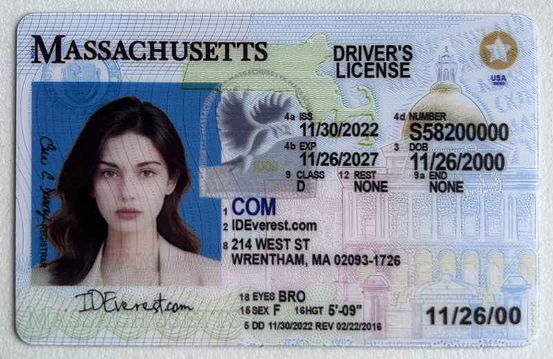 Massachusetts Fake Driver Licenses and F