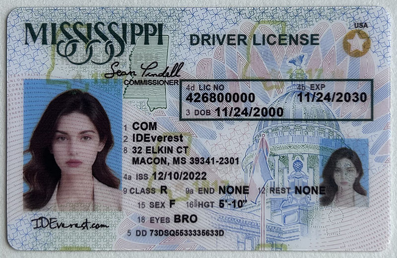 fake id mississippi