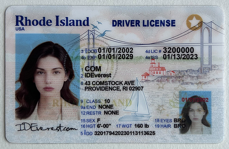 Rhode Island Fake ID Cards | Buy Scannable Fake IDs